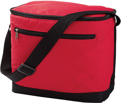 Am image of a Custom Liberty Bags Value 6 Pack Cooler in Red!