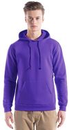 Am image of a Custom Jerico Hooded Sweatshirt in Purple!