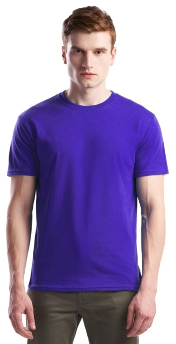 Am image of a Custom Jerico Fine Jersey TShirt in Purple!