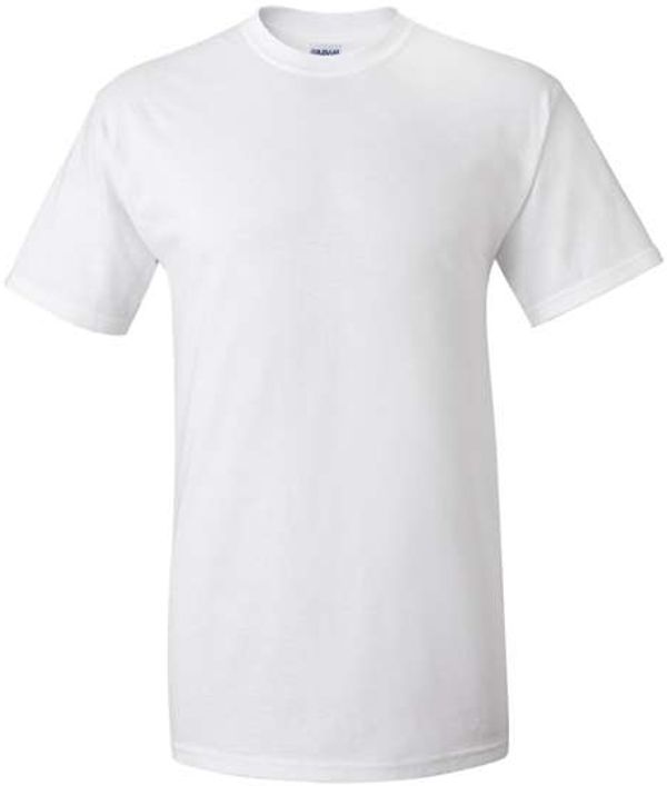Am image of a Custom Gildan Ultra Cotton T Shirt in White!