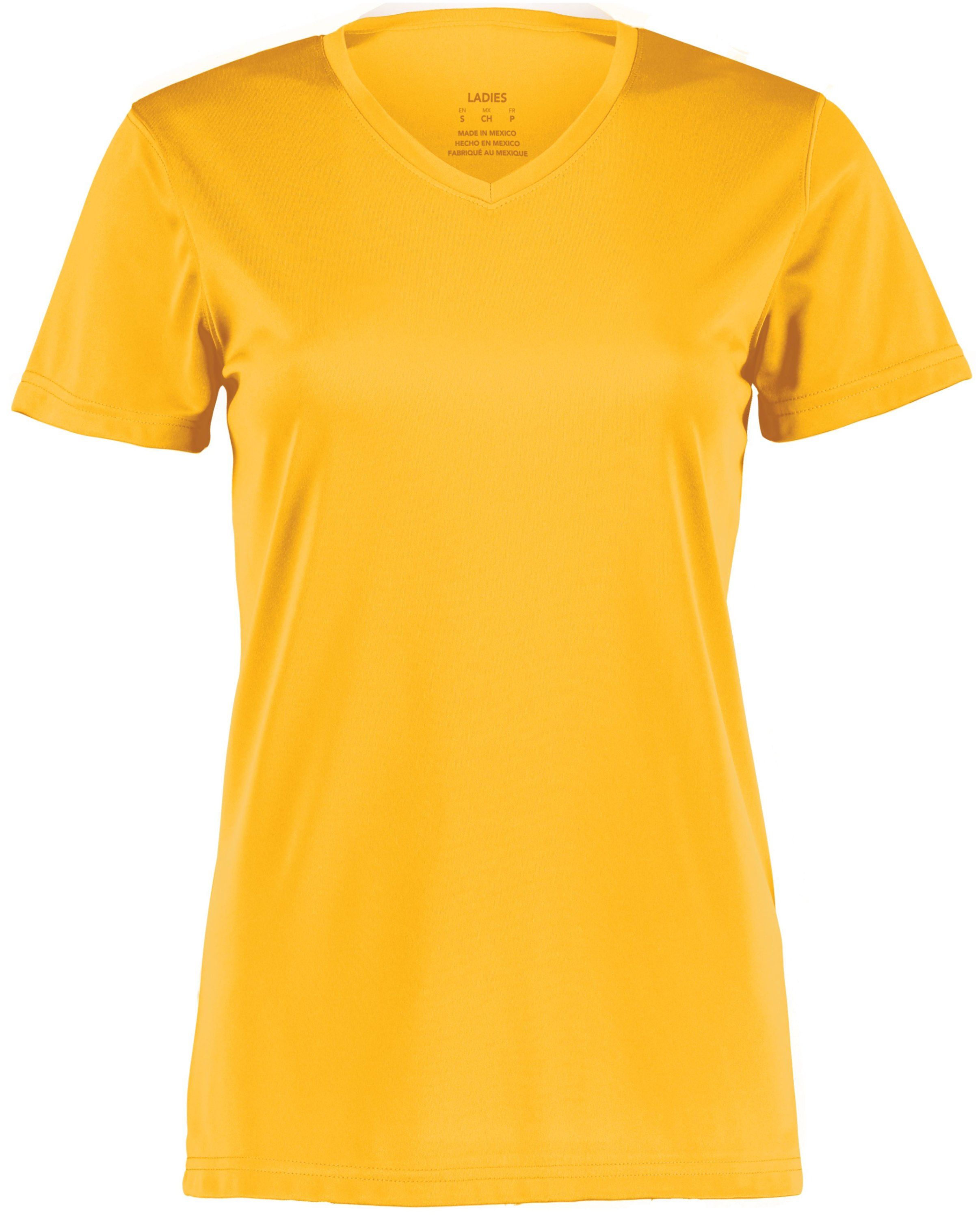 Augusta Ladies Nexgen Wicking Tee in Gold