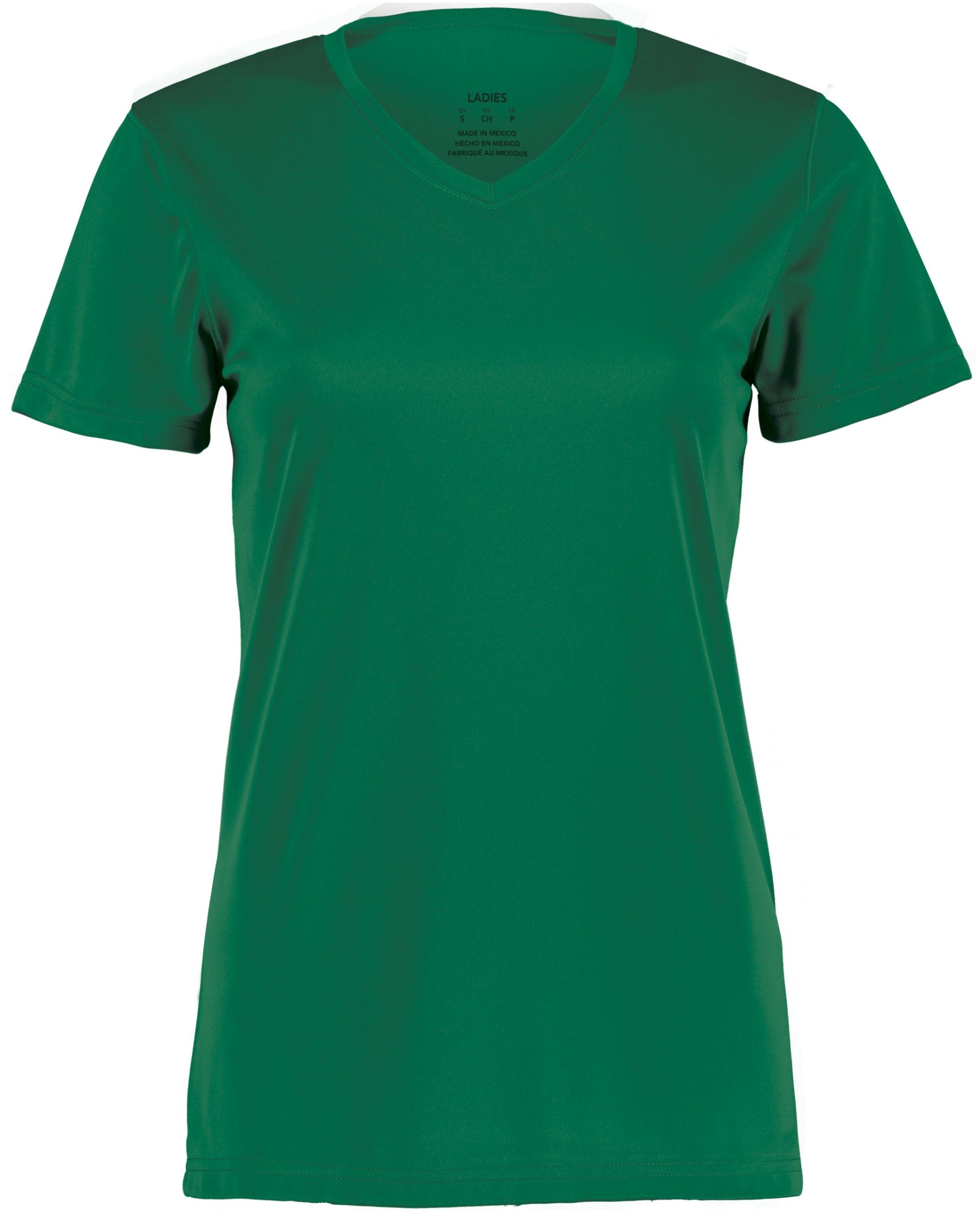 Augusta Ladies Nexgen Wicking Tee in Dark Green