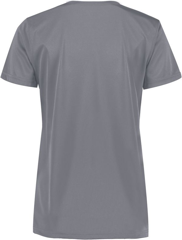 Am image of a Custom Augusta Ladies Nexgen Wicking Tee in Graphite!