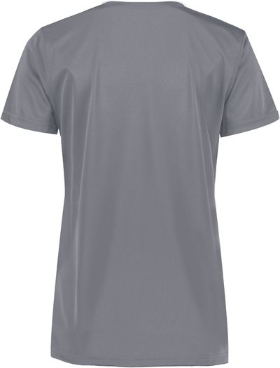 Am image of a Custom Augusta Ladies Nexgen Wicking Tee in Graphite!