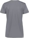 Am image of a Custom Augusta Ladies Nexgen Wicking Tee in Graphite!