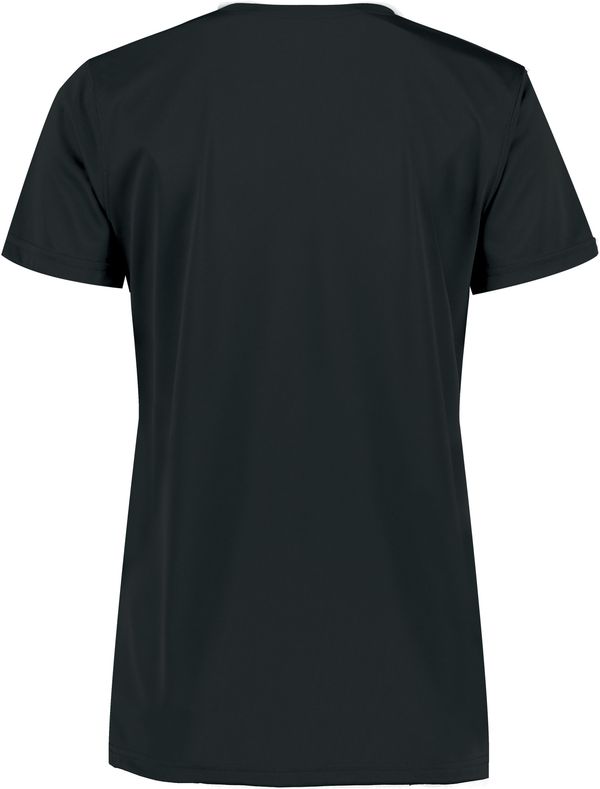 Am image of a Custom Augusta Ladies Nexgen Wicking Tee in Black!