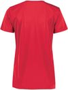 Am image of a Custom Augusta Ladies Nexgen Wicking Tee in Scarlet!