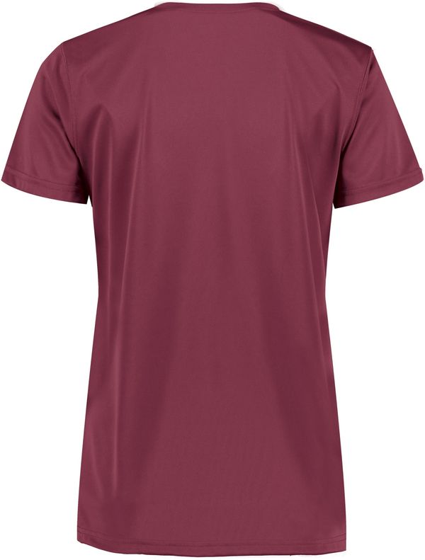 Am image of a Custom Augusta Ladies Nexgen Wicking Tee in Maroon!
