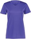Am image of a Custom Augusta Ladies Nexgen Wicking Tee in Purple!