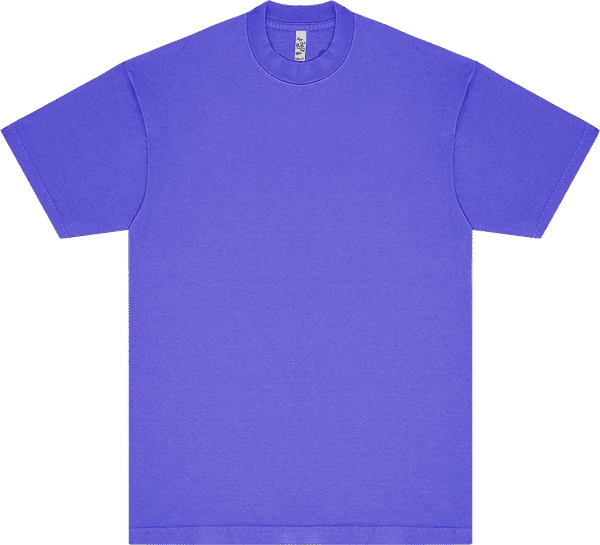 Am image of a Custom LA Apparel Neon Crew Neck 6.5oz in Neon Purple!