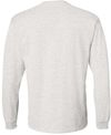 Am image of a Custom Gildan DryBlend Fifty Fifty Long Sleeve T Shirt in Ash!