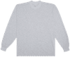 Am image of a Custom LA Apparel Long Sleeve Garment Dye Crewneck Shirt in Ash!