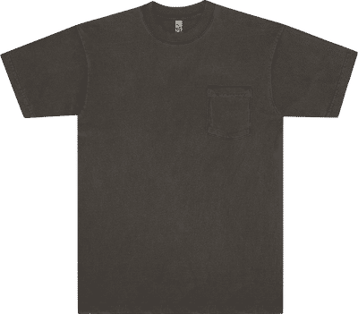 Am image of a Custom Los Angeles Apparel T Shirt With Pocket in Vintage Black!