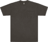 Am image of a Custom Los Angeles Apparel T Shirt With Pocket in Vintage Black!