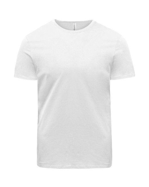Threadfast Unisex Ultimate Cotton T Shirt in White