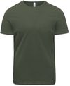 Am image of a Custom Threadfast Unisex Ultimate Cotton T Shirt in Army Green!