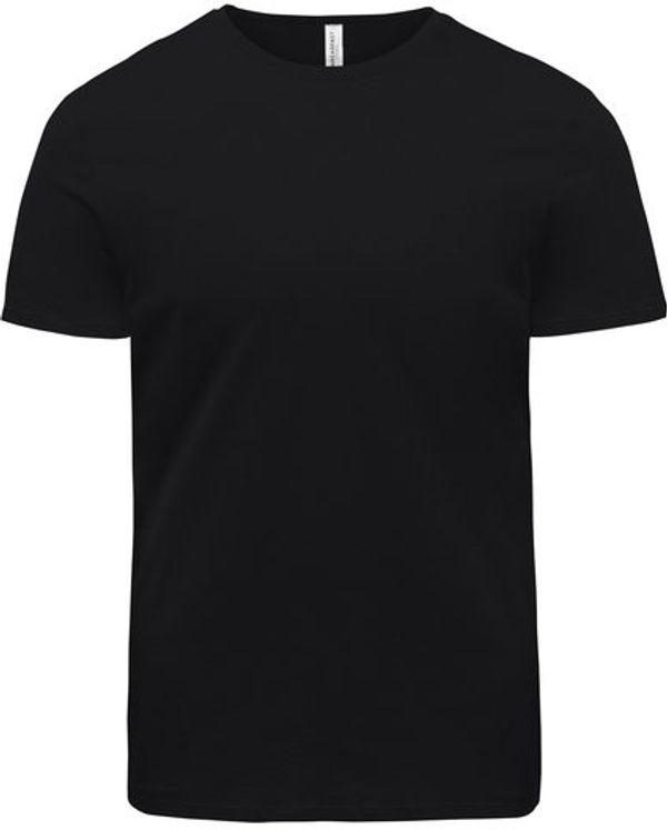 Am image of a Custom Threadfast Unisex Ultimate Cotton T Shirt in Black!