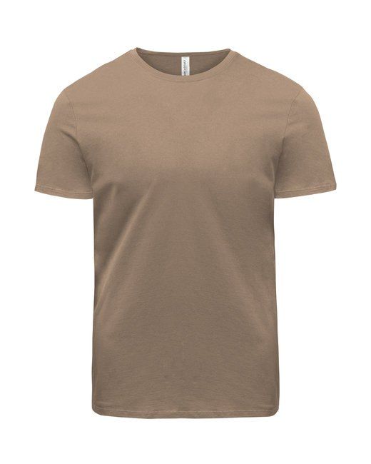 Threadfast Unisex Ultimate Cotton T Shirt in Nutmeg