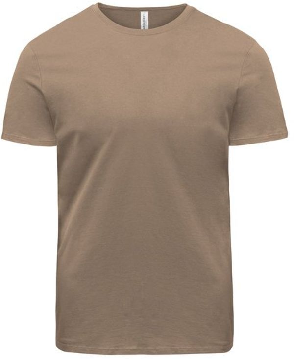 Am image of a Custom Threadfast Unisex Ultimate Cotton T Shirt in Nutmeg!