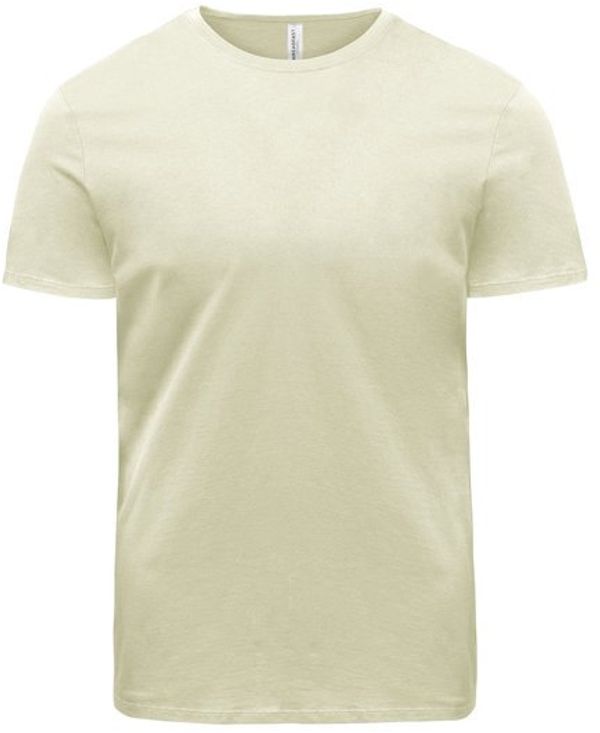 Am image of a Custom Threadfast Unisex Ultimate Cotton T Shirt in Sand!