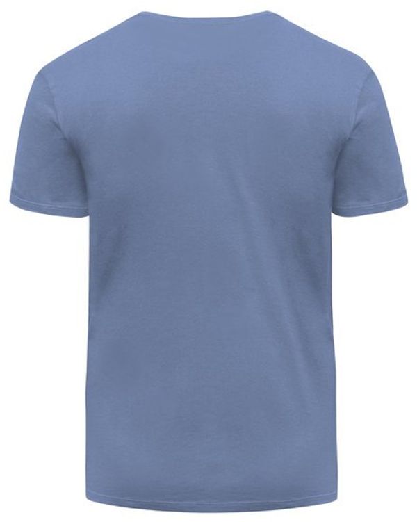 Am image of a Custom Threadfast Unisex Ultimate Cotton T Shirt in Denim!