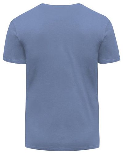 Am image of a Custom Threadfast Unisex Ultimate Cotton T Shirt in Denim!