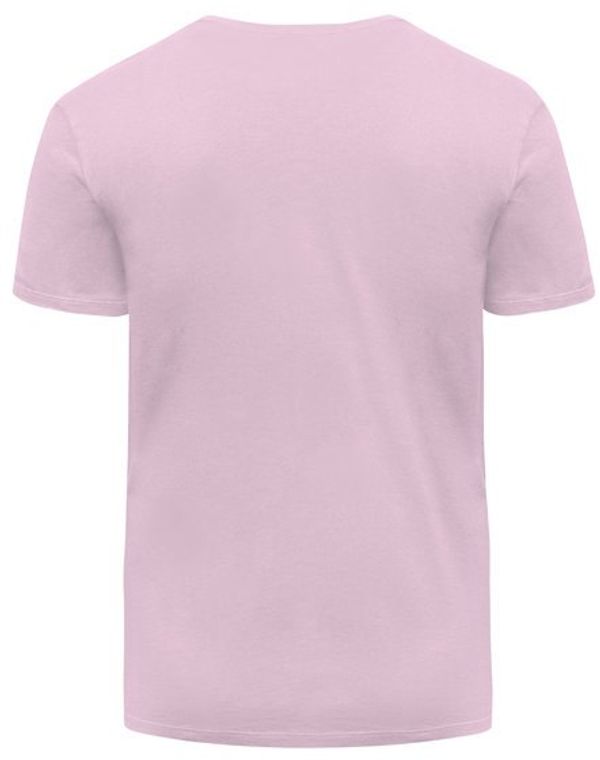 Am image of a Custom Threadfast Unisex Ultimate Cotton T Shirt in Powder Pink!