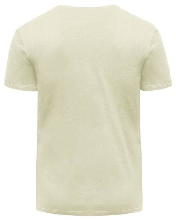 Am image of a Custom Threadfast Unisex Ultimate Cotton T Shirt in Sand!