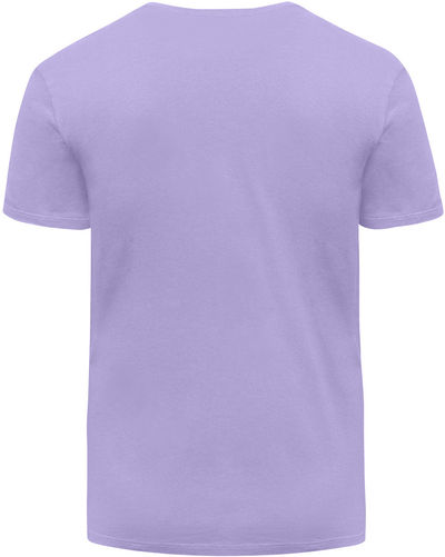 Am image of a Custom Threadfast Unisex Ultimate Cotton T Shirt in Lavender!