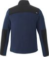 Am image of a Custom Roots73 Mens Briggspoint Micro Fleece Jacket in Atlantic Navy/Black!
