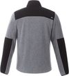 Am image of a Custom Roots73 Mens Briggspoint Micro Fleece Jacket in Charcoal Mix/Black!