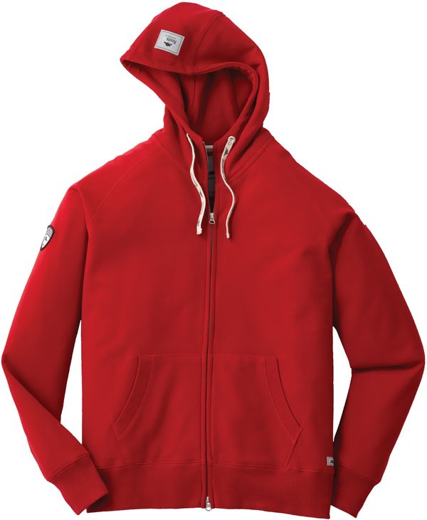 Am image of a Custom Roots73 Riverside Hoody in Cranberry!