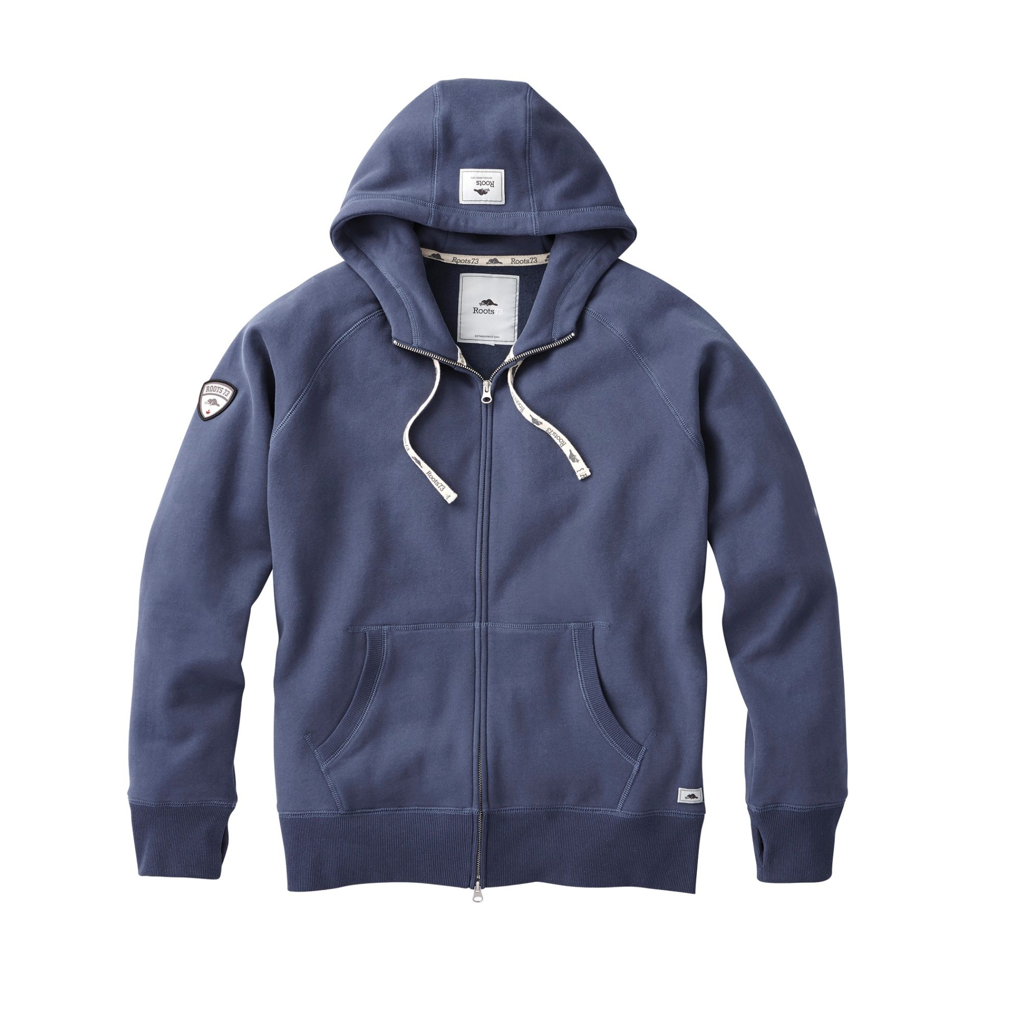 Roots73 Riverside Hoody in Indigo Blue