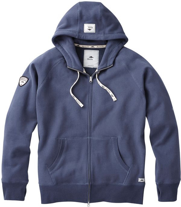 Am image of a Custom Roots73 Riverside Hoody in Indigo Blue!