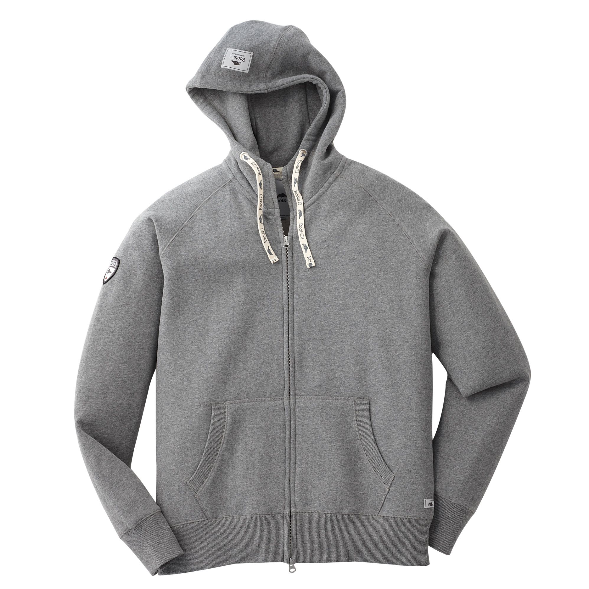 Roots73 Riverside Hoody in Charcoal Grey