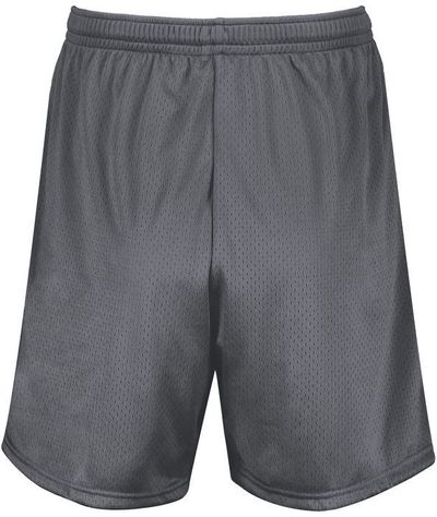 Am image of a Custom Augusta 7 Inch Modified Mesh Shorts in Graphite!