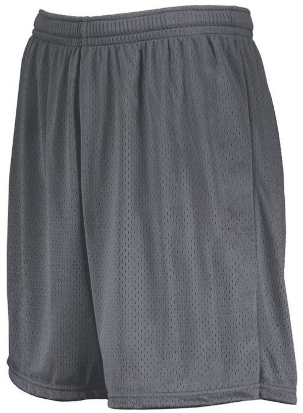 Am image of a Custom Augusta 7 Inch Modified Mesh Shorts in Graphite!