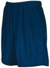 Am image of a Custom Augusta 7 Inch Modified Mesh Shorts in Navy!