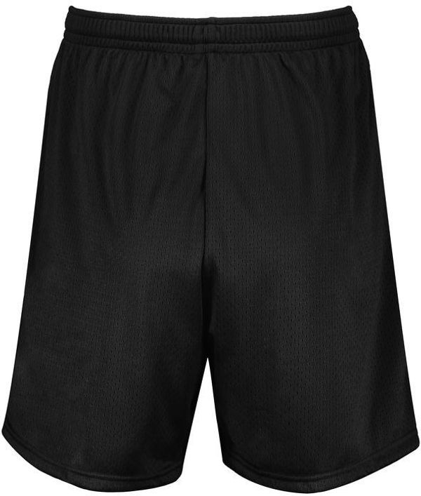 Am image of a Custom Augusta 7 Inch Modified Mesh Shorts in Black!