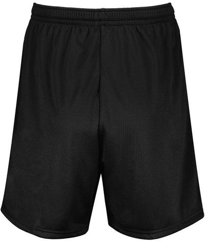 Am image of a Custom Augusta 7 Inch Modified Mesh Shorts in Black!