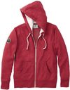 Am image of a Custom Roots73 Sandy Lake Hoody in Dark Red Heather!