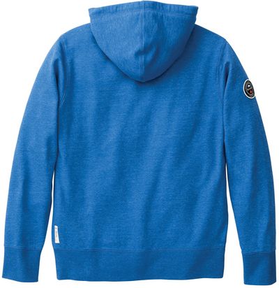 Am image of a Custom Roots73 Sandy Lake Hoody in Baltic Blue Heather!
