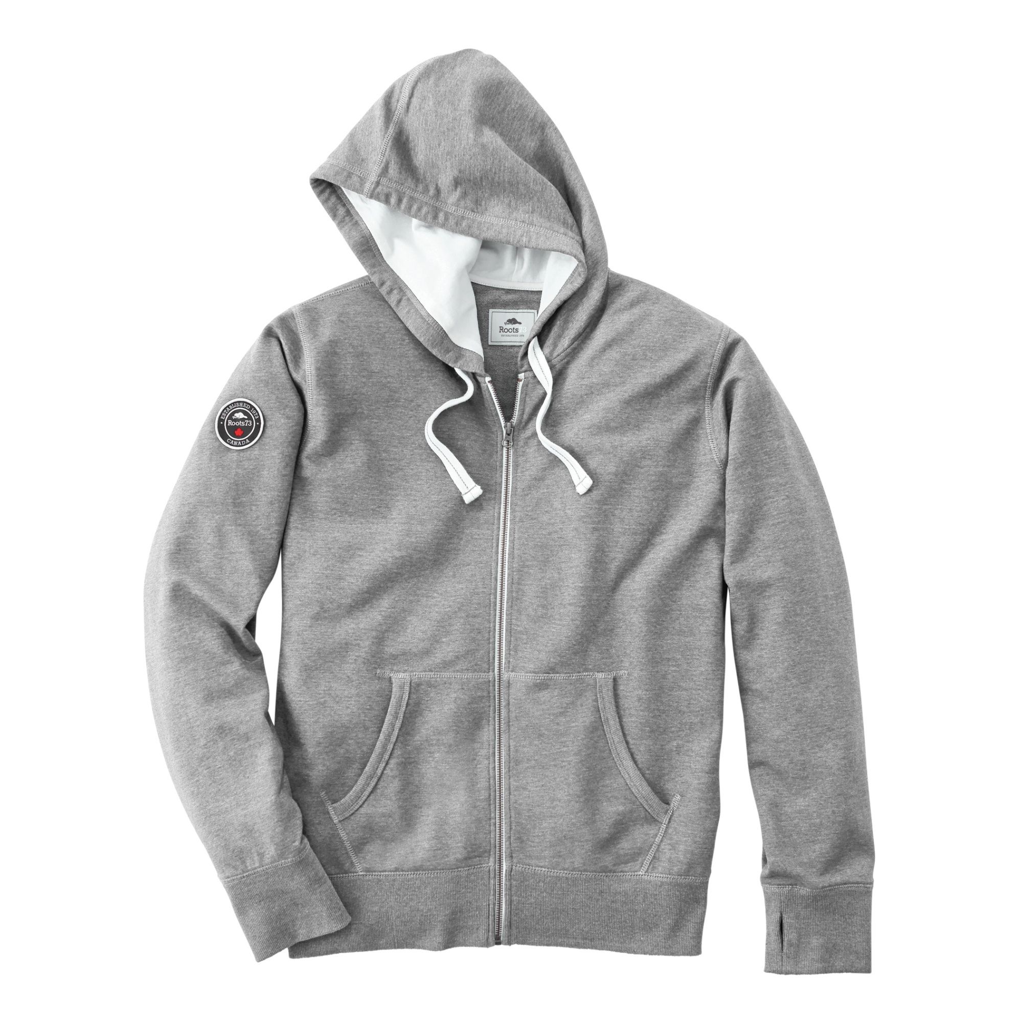 Roots73 Sandy Lake Hoody in Grey Mix