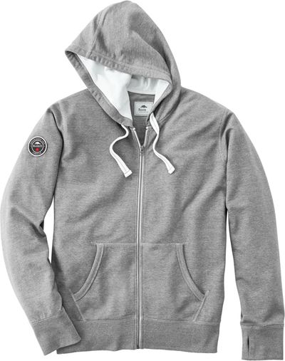 Am image of a Custom Roots73 Sandy Lake Hoody in Grey Mix!