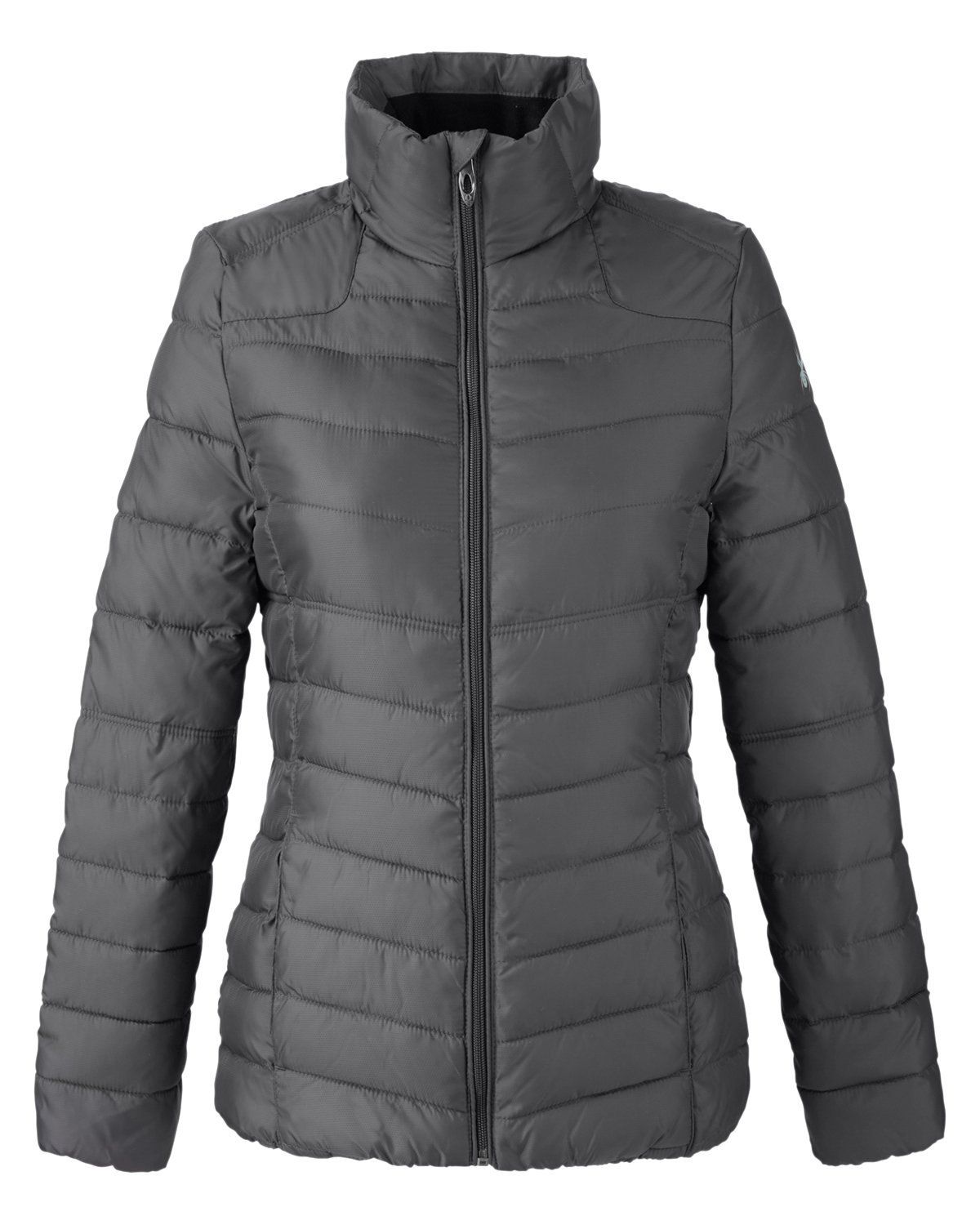 Spyder Ladies' Insulated Puffer Jacket in Polar/ Alloy