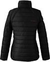 Am image of a Custom Spyder Ladies' Insulated Puffer Jacket in Black / Red!
