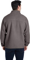 Am image of a Custom Columbia Men's Rugged Ridge™ II Sherpa Full Zip Fleece Jacket in City Grey Shark!