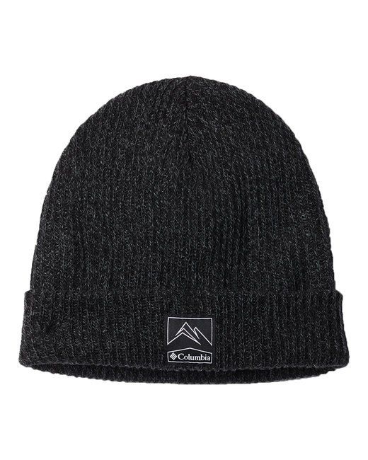 Columbia Whirlibird Cuffed Beanie in Black/Graphite Marble