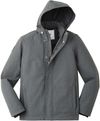 Am image of a Custom Roots73 Mens Elkpoint Softshell in Dark Charcoal Mix!