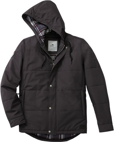 Am image of a Custom Roots73 Mens Gravenhurst Jacket in Grey Smoke!